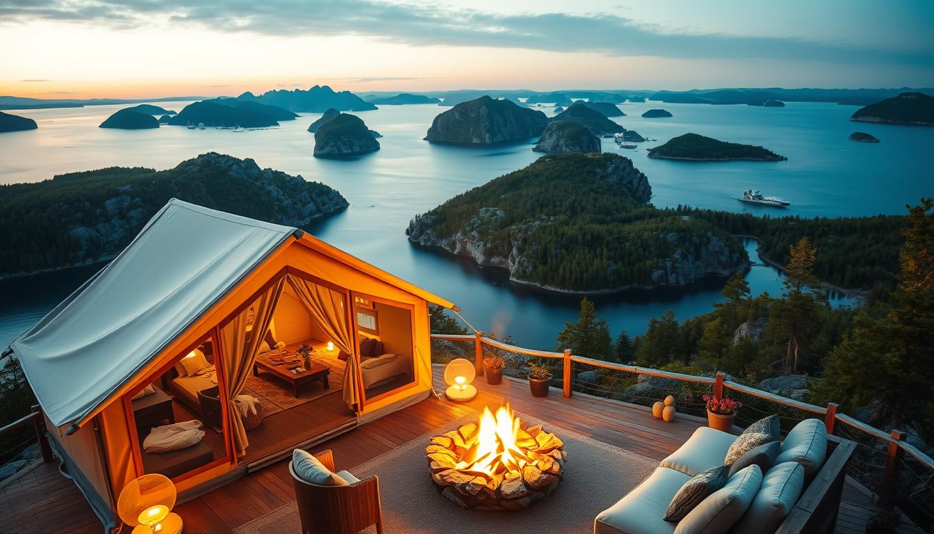 Glamping und außergewöhnliche Unterkünfte in den Schären