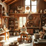 Künstlerateliers und Handwerkskunst auf Fjäderholmarna