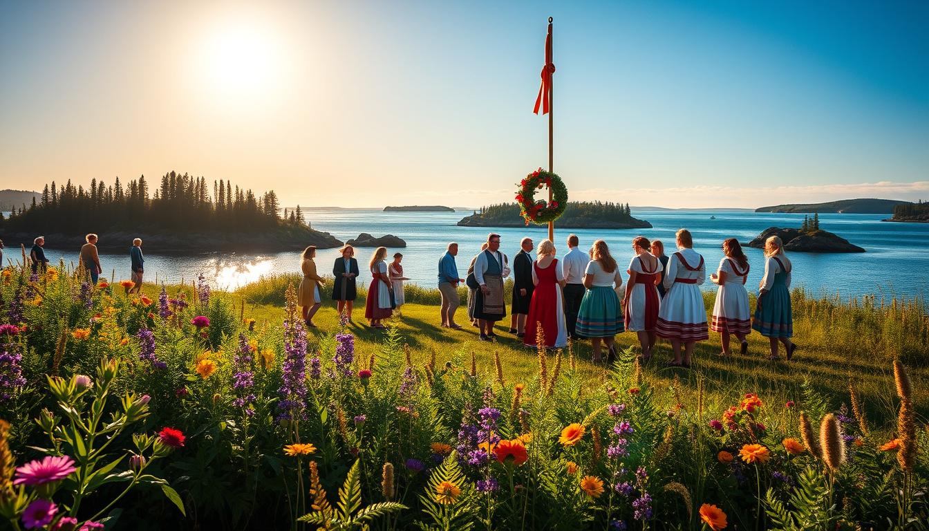 Midsommar-Traditionen auf den Inseln vor Stockholm