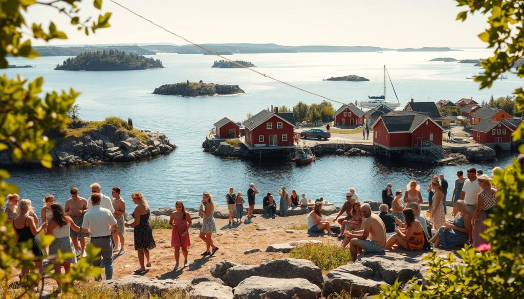 Mittsommerfest auf den Schäreninseln