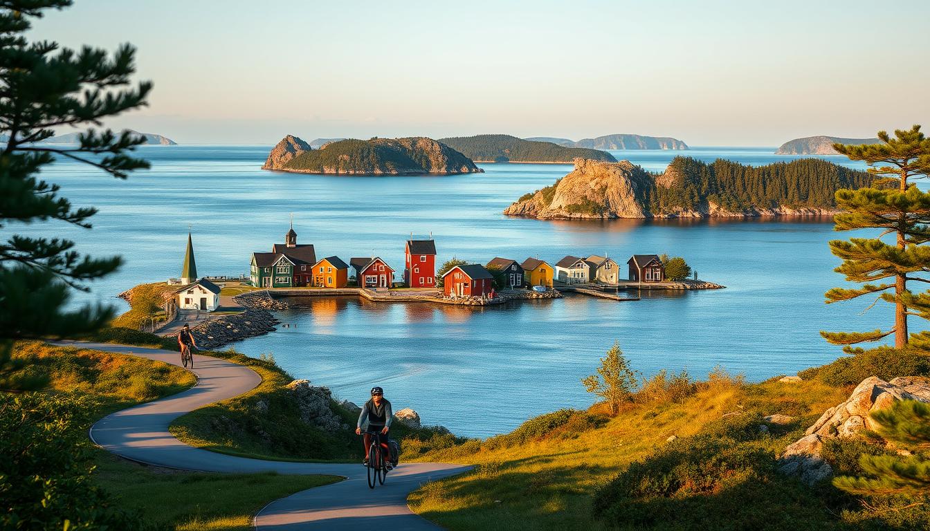 Radfahren und Inselhopping rund um Stockholm