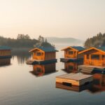 Saunakultur und schwimmende Saunen in den Stockholmer Schären