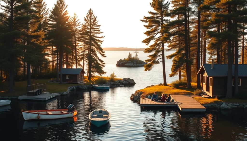 Übernachtungsmöglichkeiten Stockholm Archipelago Trail