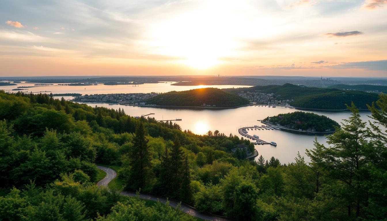 Wanderrouten und Naturpfade auf den Inseln vor Stockholm